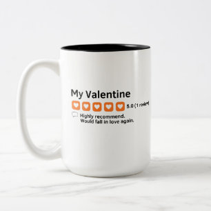 Tasse 2 Couleurs Musique Valentine 5 étoiles Review