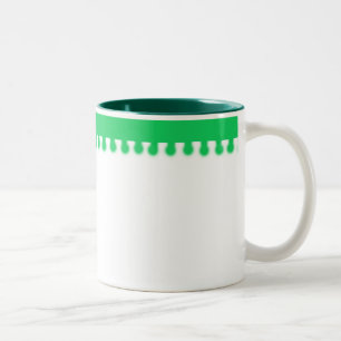 Tasse 2 Couleurs Musique verte