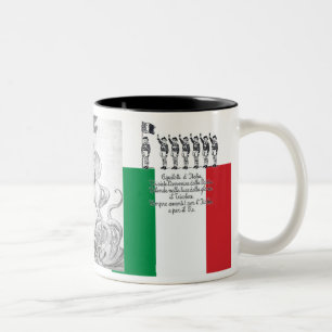 Tasse 2 Couleurs Mussolini Duce Lotta Studentesca