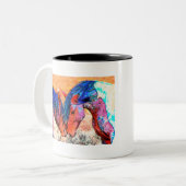 Tasse 2 Couleurs Mustangs (Devant gauche)