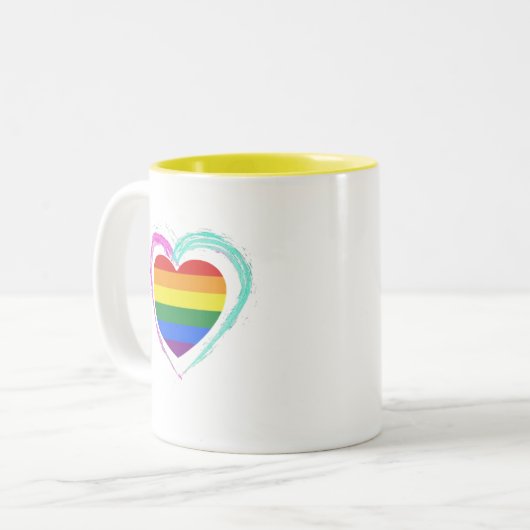 Tasse 2 Couleurs Mutant étrange ! (Devant gauche)