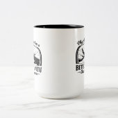 Tasse 2 Couleurs My Office Has Better View Funny Pilot Quote (Centre)