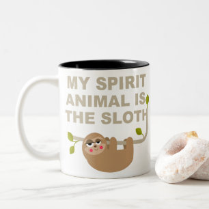 Tasse 2 Couleurs My Spirit Animal is the Sloth