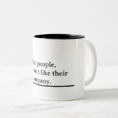 Tasse 2 Couleurs My true self (Devant droit)