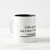 Tasse 2 Couleurs My true self (Devant gauche)