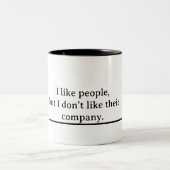 Tasse 2 Couleurs My true self (Centre)