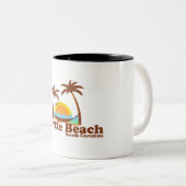 Tasse 2 Couleurs Myrtle Beach. (Devant droit)