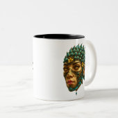 Tasse 2 Couleurs Mystical Guardian Vision - Fantasy Graphic Art (Devant droit)