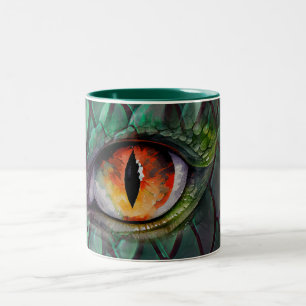 Tasse 2 Couleurs Mythe Fantastique de l'Œil de Dragon