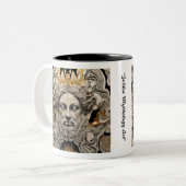 Tasse 2 Couleurs "Mythique des rêves dorés" (Devant gauche)