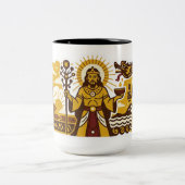 Tasse 2 Couleurs Mythology Batak (Mulajadi na Bolon) (Centre)