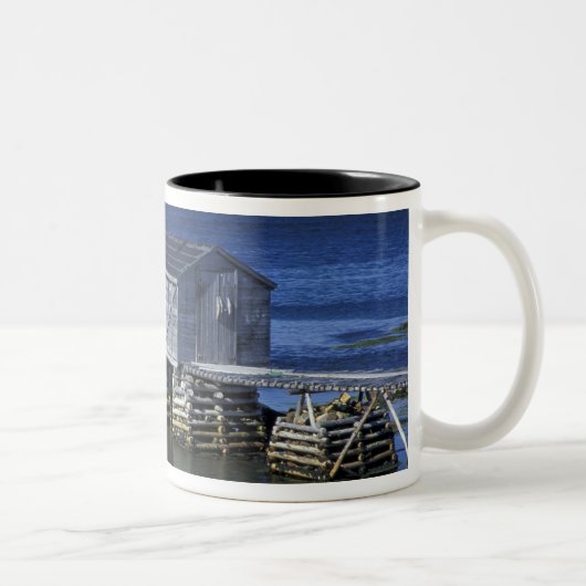 Tasse 2 Couleurs N.A., Canada, Terre-Neuve, Durrell.Pêche (Droit)