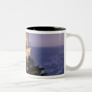 Tasse 2 Couleurs NA, États-Unis, Oregon, Phare de Heceta Head,