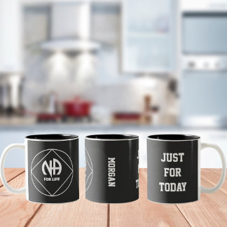 Tasse 2 Couleurs NA Personnalisé Pour La Vie - Juste Aujourd'Hui