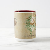 Tasse 2 Couleurs "N'abandonne jamais" (Rouge) (Centre)