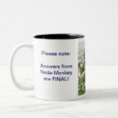 Tasse 2 Couleurs Nada-Singe #19 (Gauche)