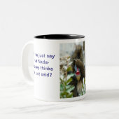 Tasse 2 Couleurs Nada-Singe #69 (Devant gauche)