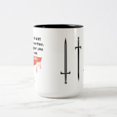 Tasse 2 Couleurs N'agace pas l'écrivain ! ! ! (Centre)