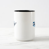 Tasse 2 Couleurs Nage astronaute (Centre)