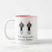 Tasse 2 Couleurs "Nail Diva" (Gauche)