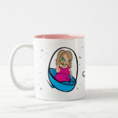 Tasse 2 Couleurs N'AIMEZ-VOUS PAS juste l'astrologie ? (Gauche)