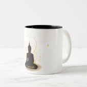 Tasse 2 Couleurs Namaste élégant Bouddha (Devant droit)
