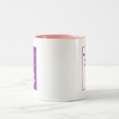 Tasse 2 Couleurs Namaste - Je vous salue humblement (violet) (Centre)