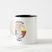 Tasse 2 Couleurs Namaste' Newf (Devant gauche)