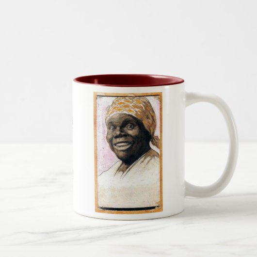 Tasse 2 Couleurs Nancy Green Aunt Jemima (Droit)