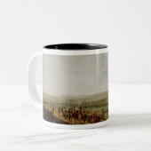 Tasse 2 Couleurs Napoléon I visitant le camp à Boulogne (Devant gauche)