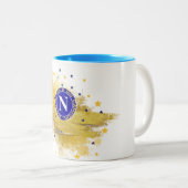 Tasse 2 Couleurs Napoli campione d'Ialia 2025 (Devant droit)