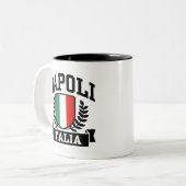 Tasse 2 Couleurs Napoli Italia (Devant gauche)