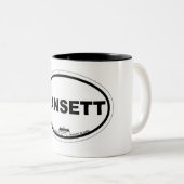 Tasse 2 Couleurs Narragansett. (Devant droit)