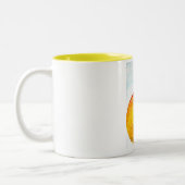 Tasse 2 Couleurs Nashi poires jaune aquarelle fruit (Gauche)