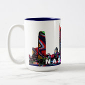 Tasse 2 Couleurs Nashville en graffiti (Gauche)