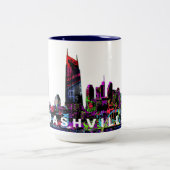 Tasse 2 Couleurs Nashville en graffiti (Centre)