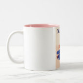 Tasse 2 Couleurs Nassau Bahamas affiche de la plage (Gauche)