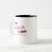 Tasse 2 Couleurs Natalia chose que vous ne comprendriez pas la nouv (Devant gauche)