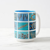 Tasse 2 Couleurs Natation (Devant droit)