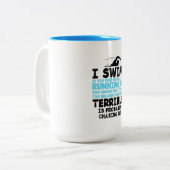 Tasse 2 Couleurs Natation - Je nage (Devant gauche)