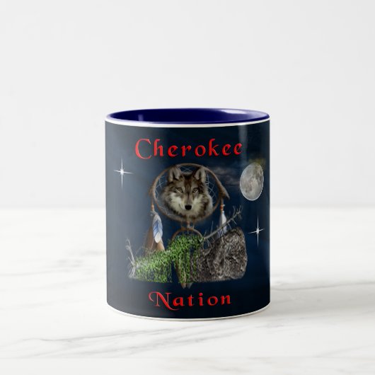 Tasse 2 Couleurs Nation cherokee (Centre)