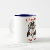 Tasse 2 Couleurs Nation cherokee (Devant gauche)
