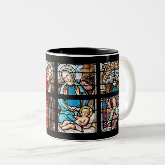 Tasse 2 Couleurs Nativité de Jésus (Devant droit)