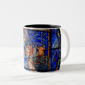 Tasse 2 Couleurs Nativité du style Verre Trait (Devant droit)