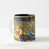 Tasse 2 Couleurs Nativité Naissance de Jésus (Devant gauche)