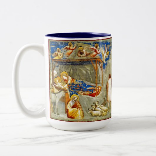 Tasse 2 Couleurs Nativité Naissance de Jésus (Gauche)