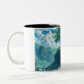 Tasse 2 Couleurs nature anime style (Gauche)