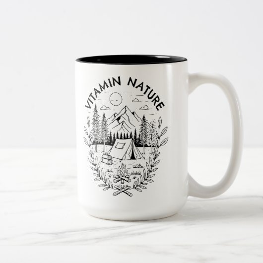 Tasse 2 Couleurs Nature de vitamine (Droit)