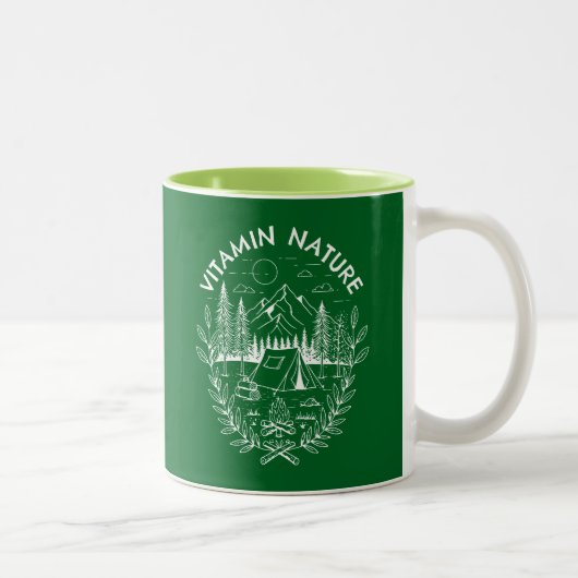 Tasse 2 Couleurs Nature de vitamine (Droit)