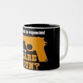 Tasse 2 Couleurs Naturellement je suis responsable, vous ai faits (Devant droit)